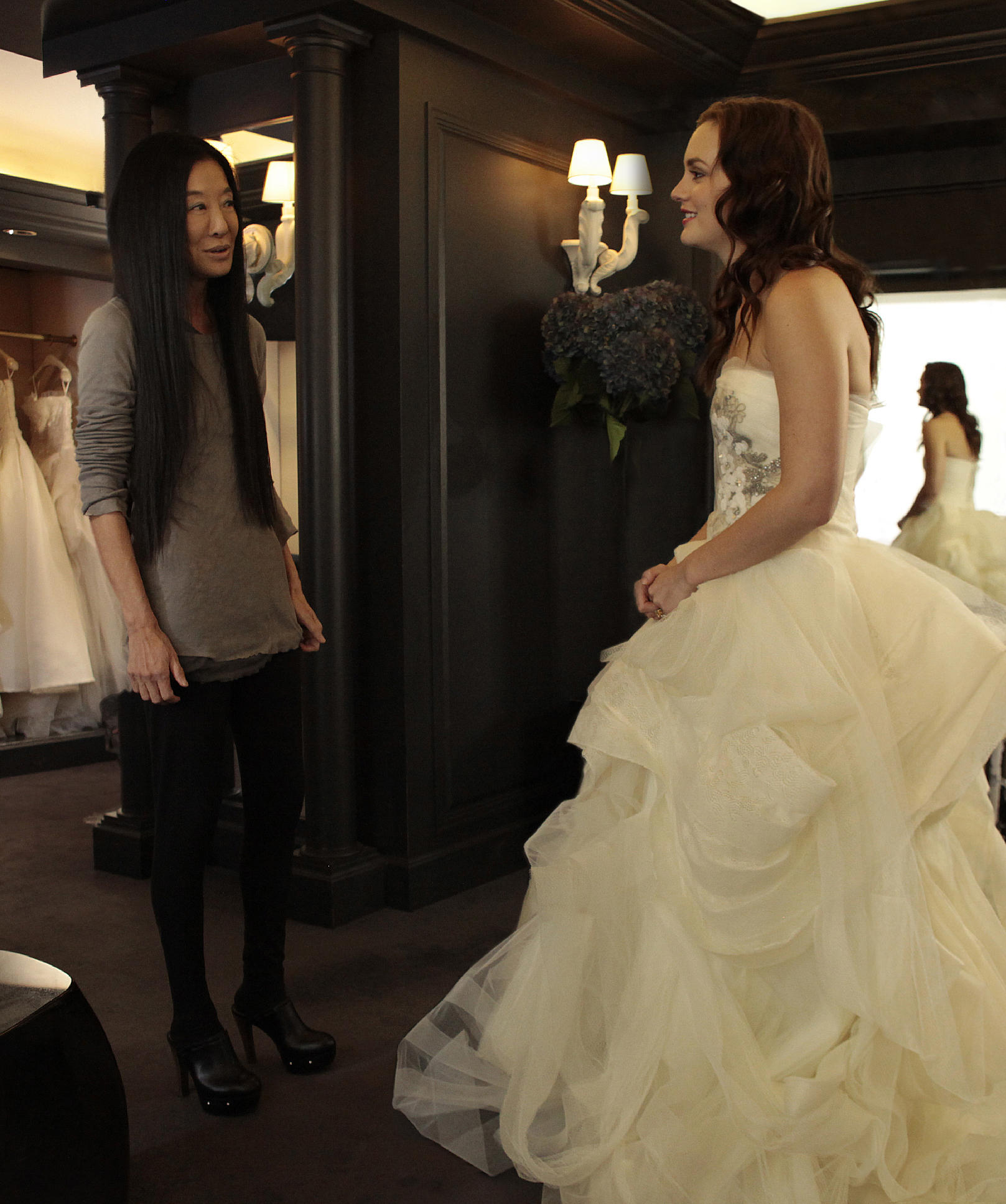 Un abito Vera Wang Haute per un matrimonio da film